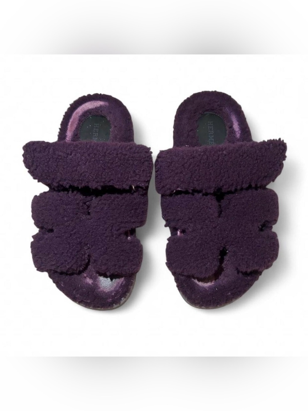 🔥Hermes Chypre Shearling Sandals🔥